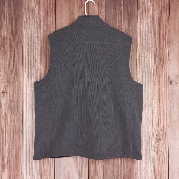 Vineyard Vines Mens Size XXL Mountain Sweater Fleece Vest Full Zip Gray 1K005096 - Picture 2 of 13
